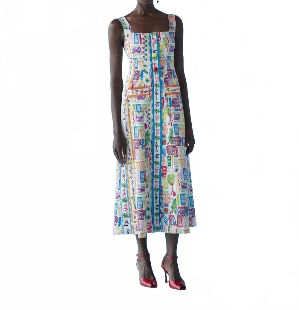 NEW CELIA B bunya dress in multicolor
